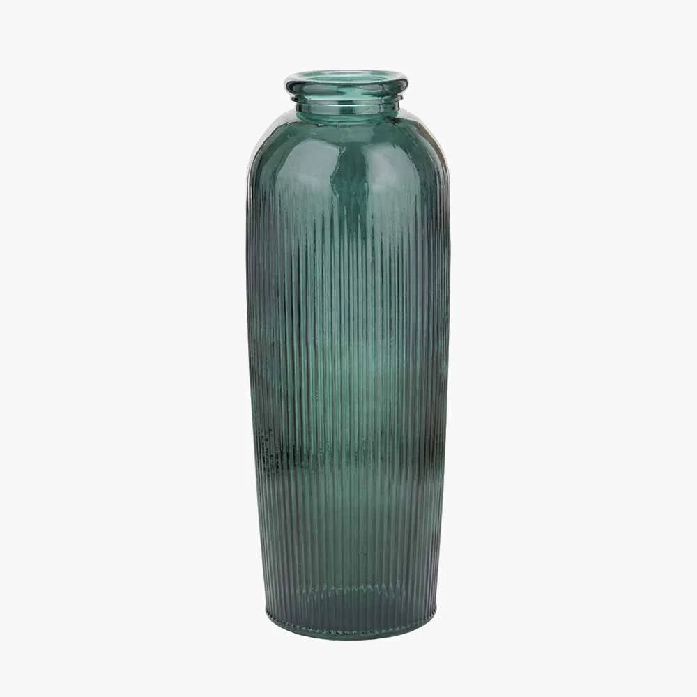 Sea-Green-Recycled-Glass-Ribbed-Vase-Tall_6