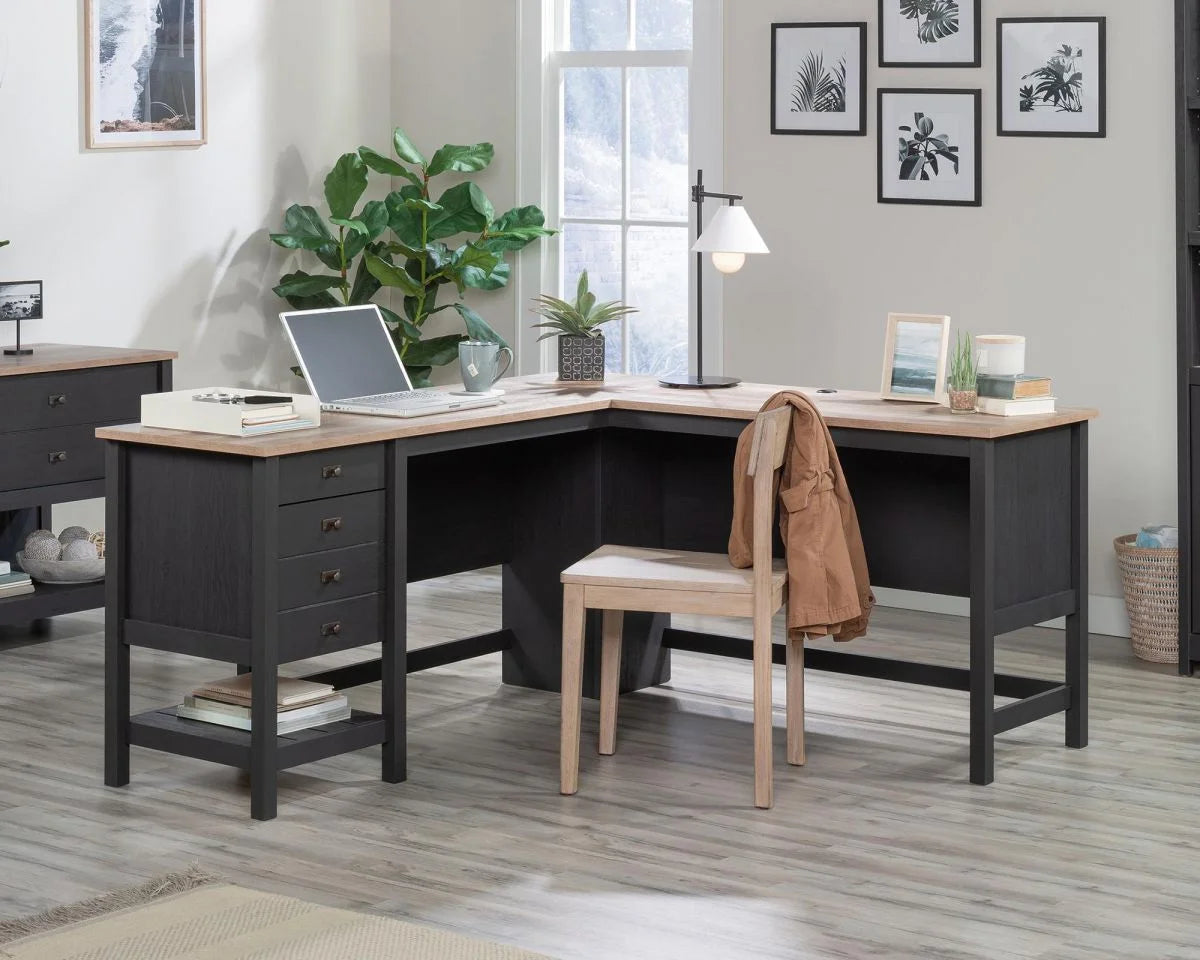 Shaker-Style-L-Shaped-Desk-Raven-Oak