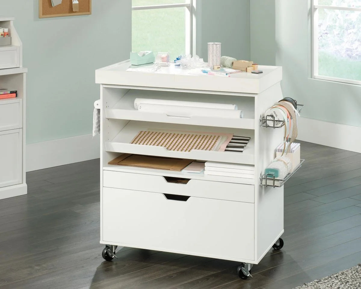 Teknik-Craft-Multi-Functional-Cart-Soft-White-Finish