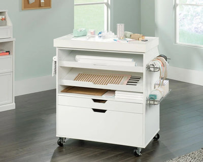 Teknik-Craft-Multi-Functional-Cart-Soft-White-Finish