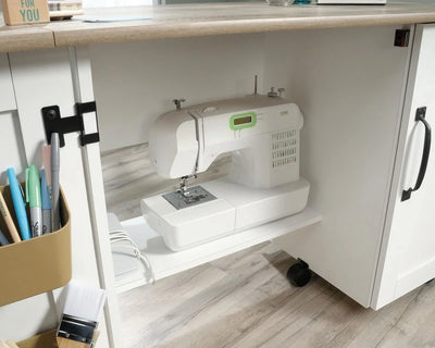 Teknik-Craft-Sewing-Craft-Cart-W1580-x-D494-x-H724mm-Soft-White-Lintel-Oak-Finish_7