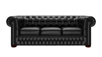 Teknik-Office-Classic-Button-Back-3-Seater-Leather-Sofa-Birch-Black