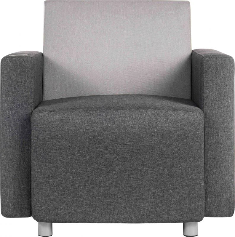 Teknik-Office-Cube-Modular-Interchangeable-Fabric-Armrest-Only-Dark-Grey