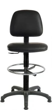 Teknik-Office-Draughter-Ergo-Blaster-PU-Chair-Black-4