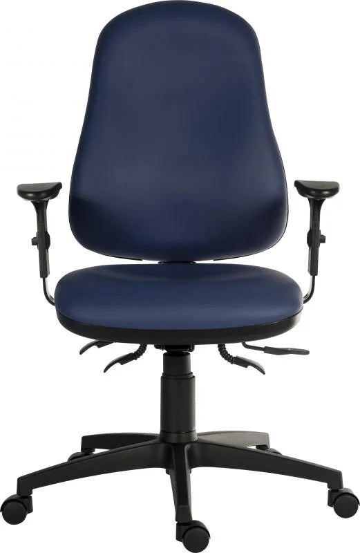 Teknik-Office-Ergo-Comfort-PU-Executive-Chair-9500-PU-BLUE-0270-01