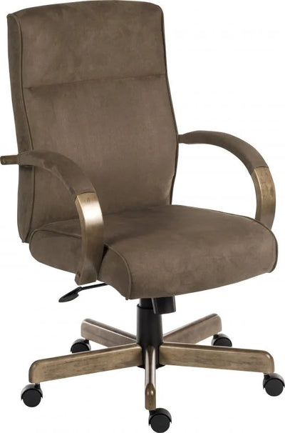 Teknik-Office-Glencoe-Executive-Armchair-Suede-Effect-Finish