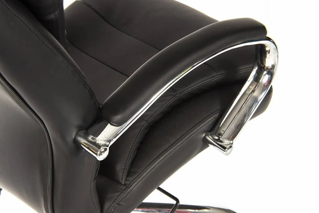 Teknik-Office-Goliath-Light-Black-Leather-Faced-Executive-Office-Chair-4