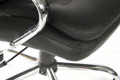 Teknik-Office-Goliath-Light-Black-Leather-Faced-Executive-Office-Chair-6