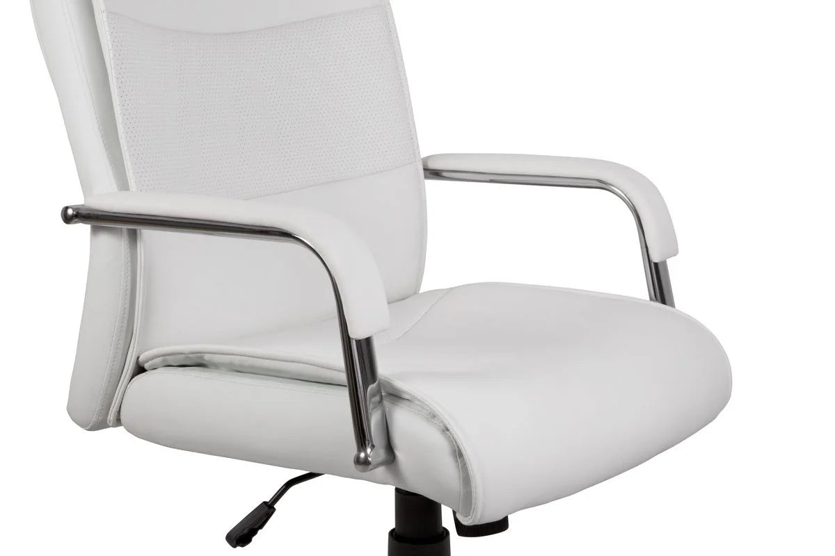 Teknik-Office-Kendal-Faux-Leather-Luxury-Executive-Chair-White-2