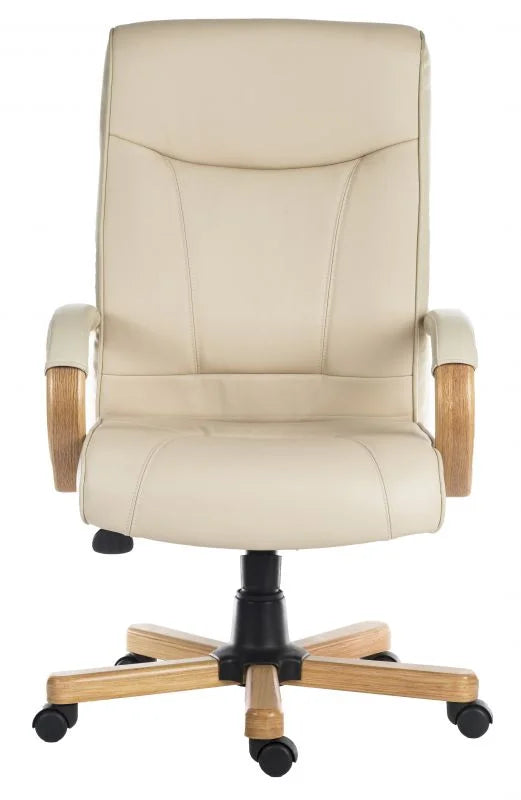 Teknik-Office-Knightsbridge-Leather-Executive-Chair-Cream