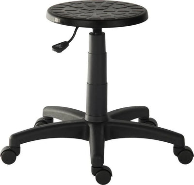 Teknik-Office-Polly-PU-Stool-Black