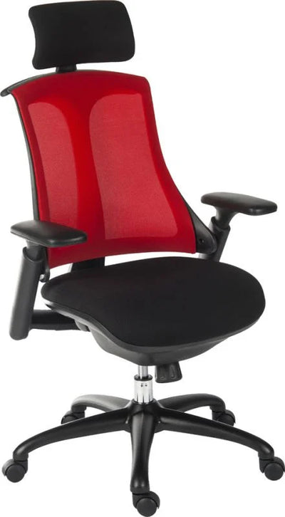 Teknik-Office-Rapport-Mesh-Executive-Chair-Red-6