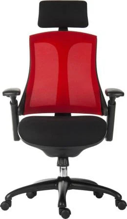 Teknik-Office-Rapport-Mesh-Executive-Chair-Red