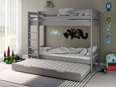 Noomi Nora Solid Wood Bunk Bed with Storage