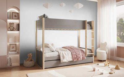 Noomi Tipo Bunk Bed with Optional Trundle