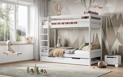 Noomi Nora Solid Wood Bunk Bed with Storage