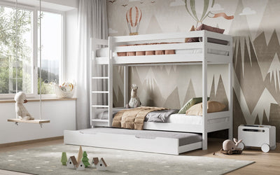 Noomi Nora Solid Wood Bunk Bed with Storage