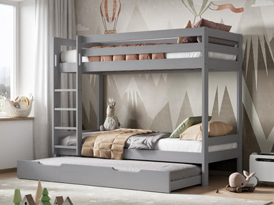 Noomi Nora Solid Wood Bunk Bed with Storage