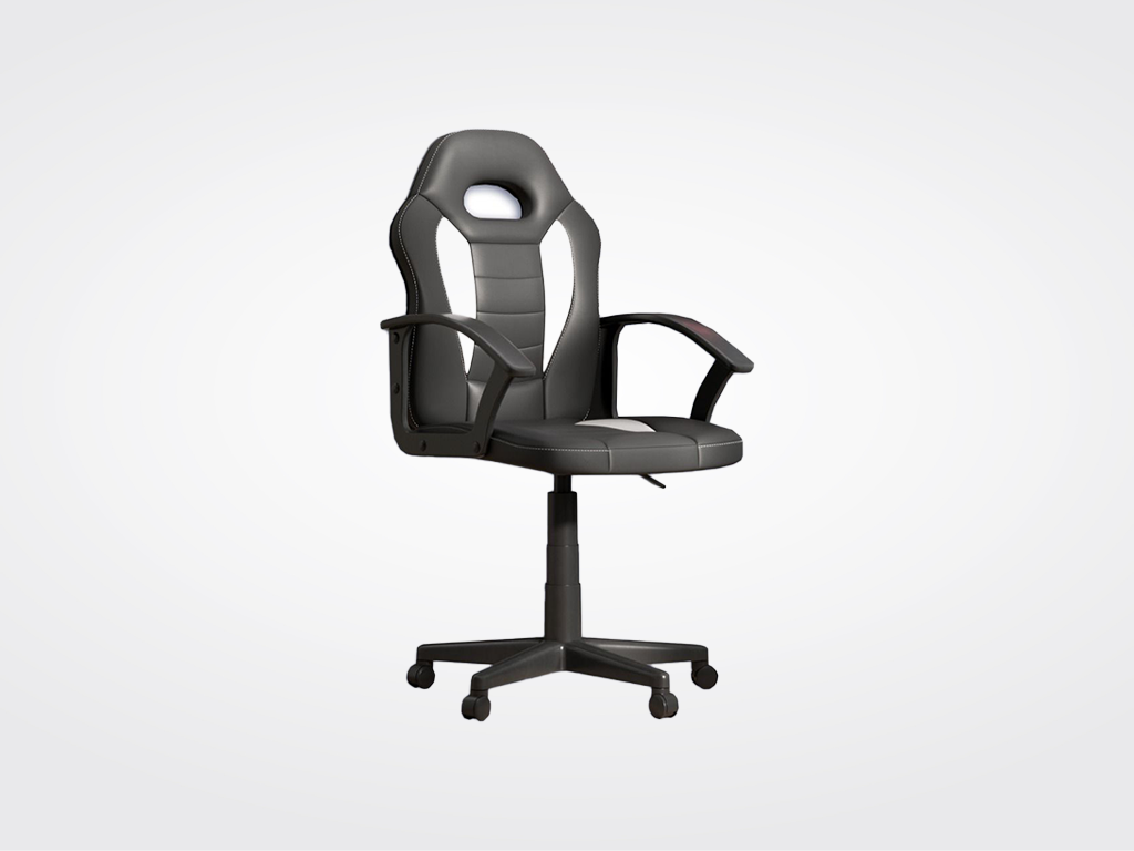 Recoil Cadet Black & White Gaming Chair